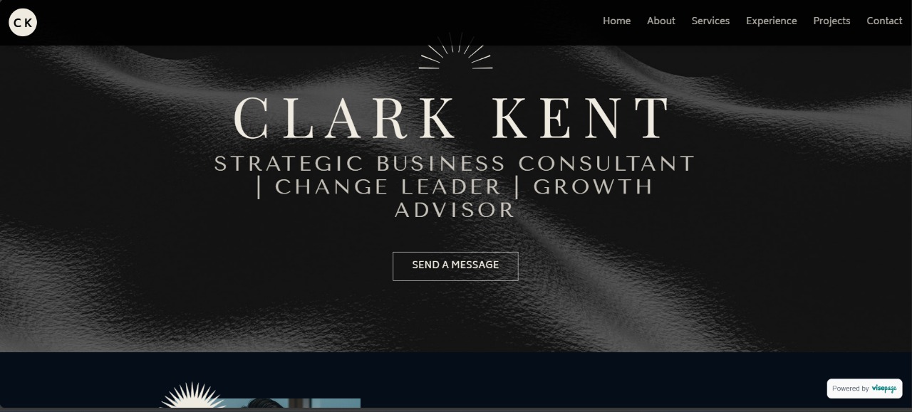 Screenshot of Graphite Edge template